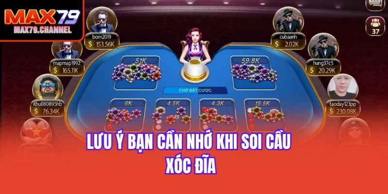 Lưu ý bạn cần nhớ khi soi cầu xóc đĩa