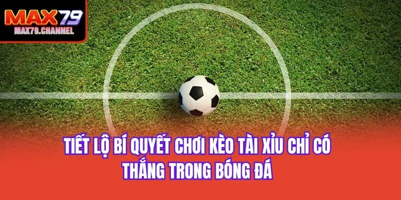 Tiết lộ bí quyết chơi kèo tài xỉu chỉ có thắng trong bóng đá